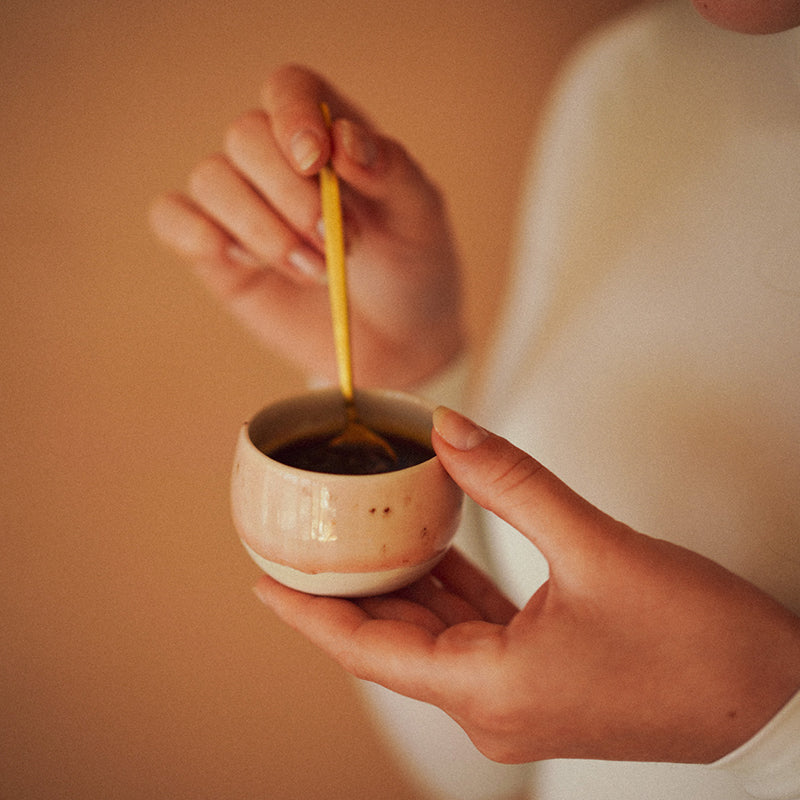 4 tasses à café rondes